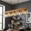 Ripoll hanging light, globe light, pendant light Ecru, black, 5-light sources
