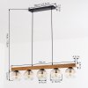 Ripoll hanging light, globe light, pendant light Ecru, black, 5-light sources