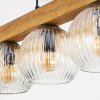 Ripoll hanging light, globe light, pendant light Ecru, black, 5-light sources