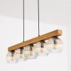 Ripoll hanging light, globe light, pendant light Ecru, black, 5-light sources