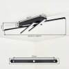 Velon ceiling light LED black, 1-light source