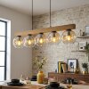 Ripoll hanging light, globe light, pendant light Ecru, black, 5-light sources