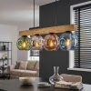 Ripoll hanging light, globe light, pendant light Ecru, black, 4-light sources