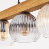 Koyoto hanging light, globe light, pendant light Ecru, black, 4-light sources