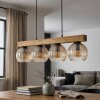 Koyoto hanging light, globe light, pendant light Ecru, black, 4-light sources