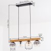 Koyoto hanging light, globe light, pendant light Ecru, black, 4-light sources