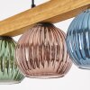 Koyoto hanging light, globe light, pendant light Ecru, black, 4-light sources