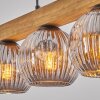 Ripoll hanging light, globe light, pendant light Ecru, black, 4-light sources