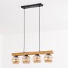 Ripoll hanging light, globe light, pendant light Ecru, black, 4-light sources