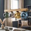 Ripoll hanging light, globe light, pendant light Ecru, black, 4-light sources