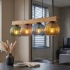 Koyoto hanging light, globe light, pendant light Ecru, black, 4-light sources