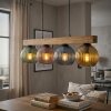 Koyoto hanging light, globe light, pendant light Ecru, black, 4-light sources