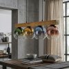 Koyoto hanging light, globe light, pendant light Ecru, black, 4-light sources