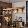 Koyoto hanging light, globe light, pendant light Ecru, black, 5-light sources