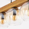 Koyoto hanging light, globe light, pendant light Ecru, black, 5-light sources