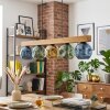 Ripoll hanging light, globe light, pendant light Ecru, black, 5-light sources