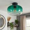 Boza ceiling light green, clear, 1-light source