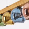 Koyoto hanging light, globe light, pendant light Ecru, black, 4-light sources