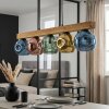 Ripoll hanging light, globe light, pendant light Ecru, black, 5-light sources