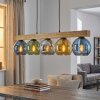 Koyoto hanging light, globe light, pendant light Ecru, black, 5-light sources