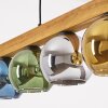 Koyoto hanging light, globe light, pendant light Ecru, black, 5-light sources