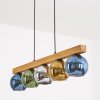 Koyoto hanging light, globe light, pendant light Ecru, black, 5-light sources