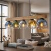 Koyoto hanging light, globe light, pendant light Ecru, black, 5-light sources