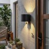 Almodofa outdoor wall light, Up & Down Light, wall light LED anthracite, 1-light source, Motion sensor