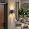 Almodofa outdoor wall light, Up & Down Light, wall light LED anthracite, 1-light source, Motion sensor