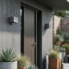 Almodofa outdoor wall light, Up & Down Light, wall light LED anthracite, 1-light source, Motion sensor
