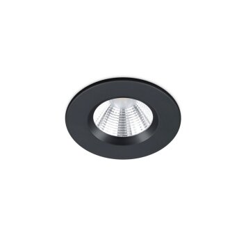 Trio lights ZAGROS recessed light LED black, 1-light source