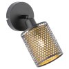 Globo lighting CHEVAL wall light, wall spotlight black, 1-light source