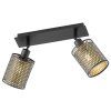 Globo lighting CHEVAL ceiling light, ceiling spotlight black, 2-light sources