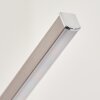 UTTORP Floor Lamp LED matt nickel, 3-light sources