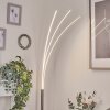 UTTORP Floor Lamp LED matt nickel, 3-light sources