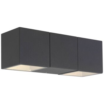 AEG Daveen Outdoor Wall Light LED anthracite, 2-light sources