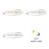 Brilliant Runda Ceiling Light LED white, 1-light source
