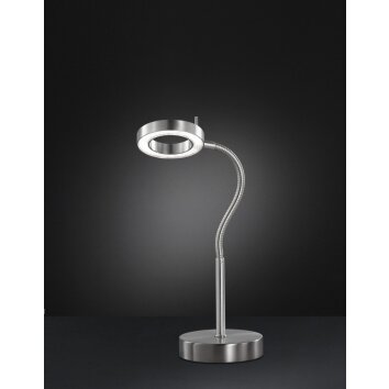 Wofi NAOMI table lamp LED matt nickel, 1-light source
