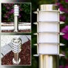 Tunes pedestal light Stainless steel color, 1-light source
