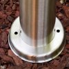 Tunes pedestal light Stainless steel color, 1-light source