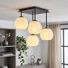 Ripoll 4-light glass globe ceiling light for living room and dining room