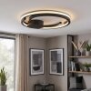 Miral dimmable LED ceiling light, round ring design with remote control, Ø 48 cm