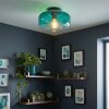 Boza vintage ceiling light with green gradient glass shade, E27, Ø28 cm