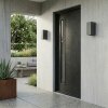 Hoods LED outdoor wall light, 2-pack up and down light beam, IP44 for patio