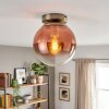 Gastor globe ceiling light fixture, E27 flush mount in retro vintage style