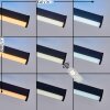 Narok LED ceiling light with remote control, modern geometric ring and bar design