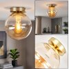 Gastor globe ceiling light, E27 flush mount for modern retro vintage interiors