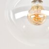 Gastor globe ceiling light, retro ceiling light for living room, E27 round design