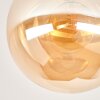 Gastor globe ceiling light, round flush mount lamp ø 25 cm, E27 retro vintage