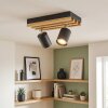 Velani LED ceiling spotlight with 2 rotating GU10 spots, modern Scandinavian